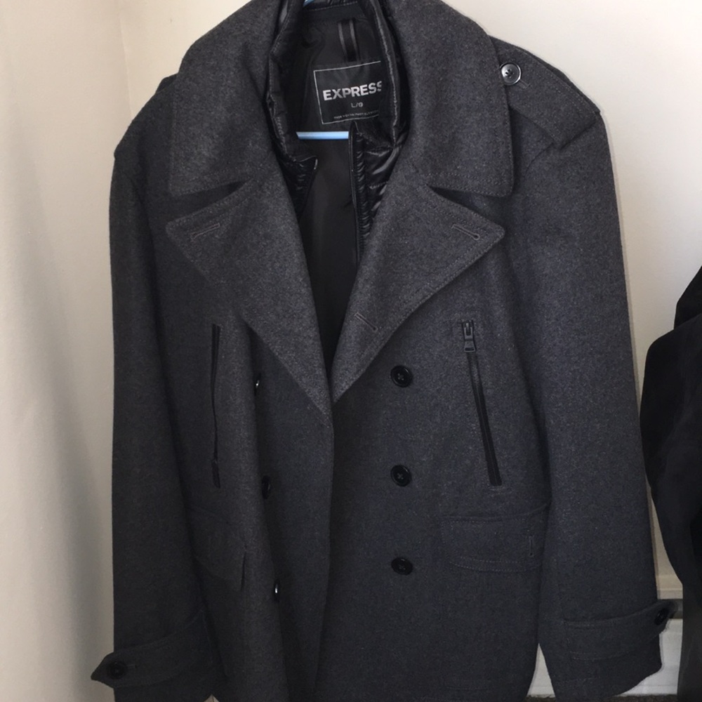 Express Men’s pea coat